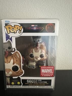 Funko Pop Marvel - Goose with Flerkittens #1266 w/ protector case